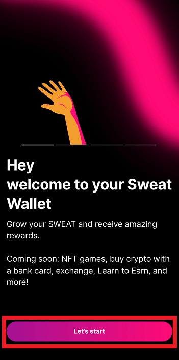 sweat walletの説明画面5